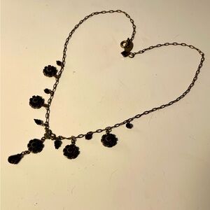 Liz Palacios Red Swarovski Crystal Necklace. 90´s Fashion Jewelry.